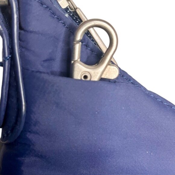Travelon Anti-Theft Crossbody RFID Travel Bag - Navy - 11"h x 14"w x 2”d - Picture 7 of 11